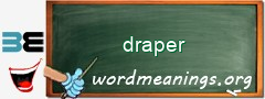 WordMeaning blackboard for draper